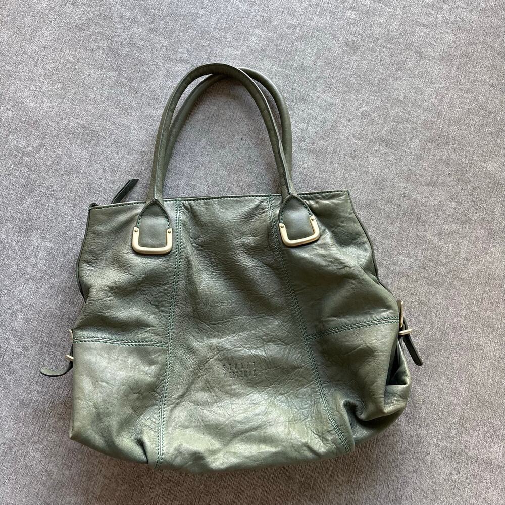 Stuart Weitzman Pastel Green Leather Purse